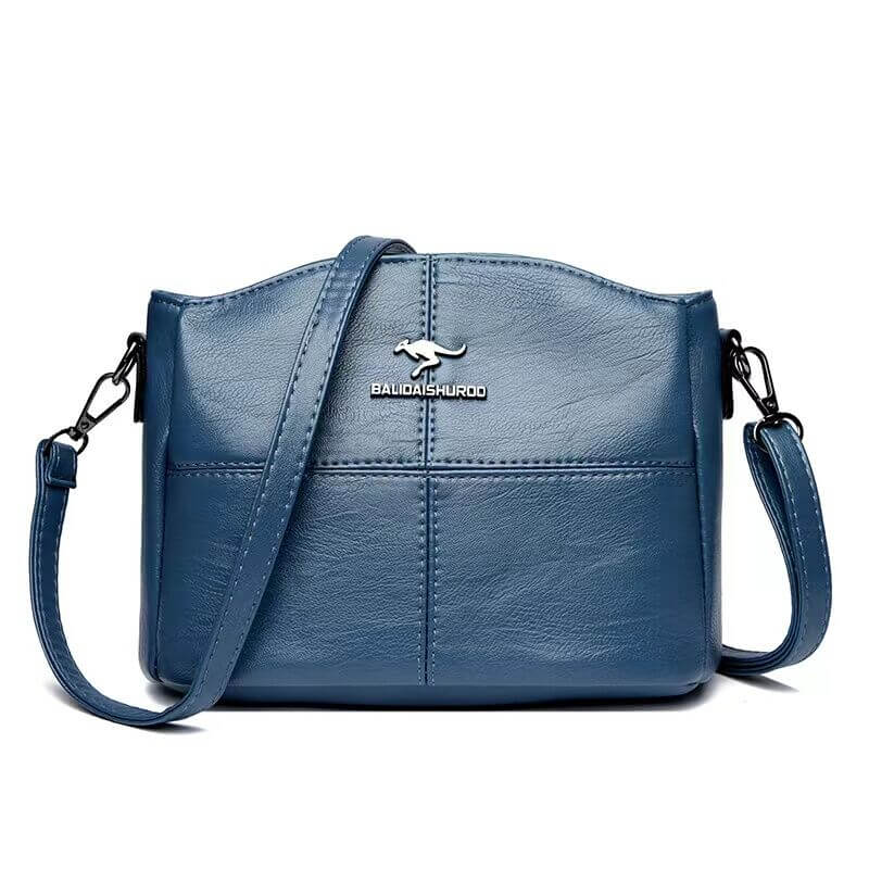 Trendy Leather Small Crossbody Tote Bag For Women