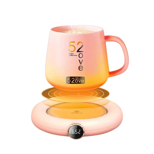 Cup Warmer Portable 3-Gear Thermostatic Heating Coaster