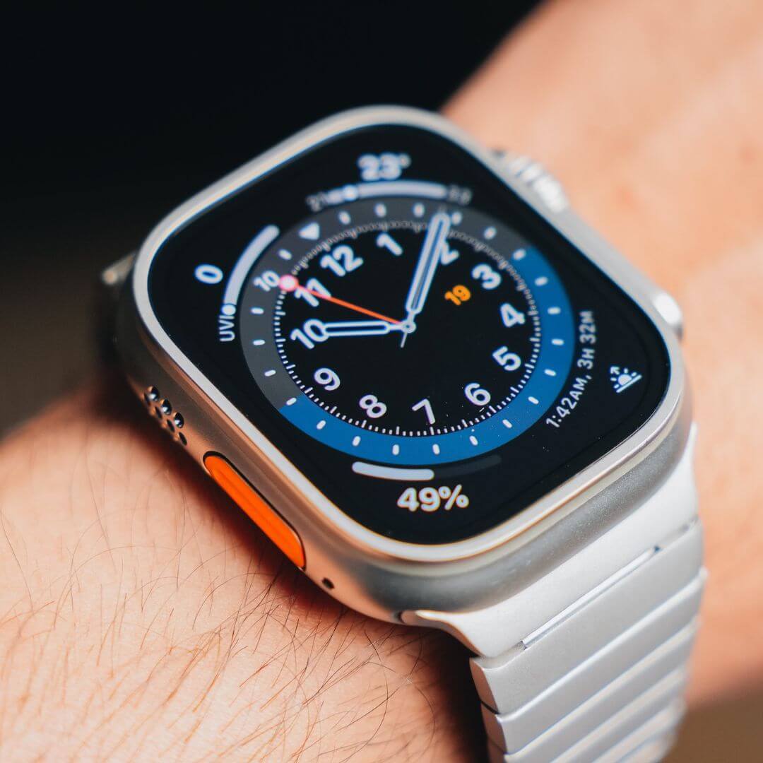 Premium Stainless Steel Strap For Apple Watch Metal Link Bracelet