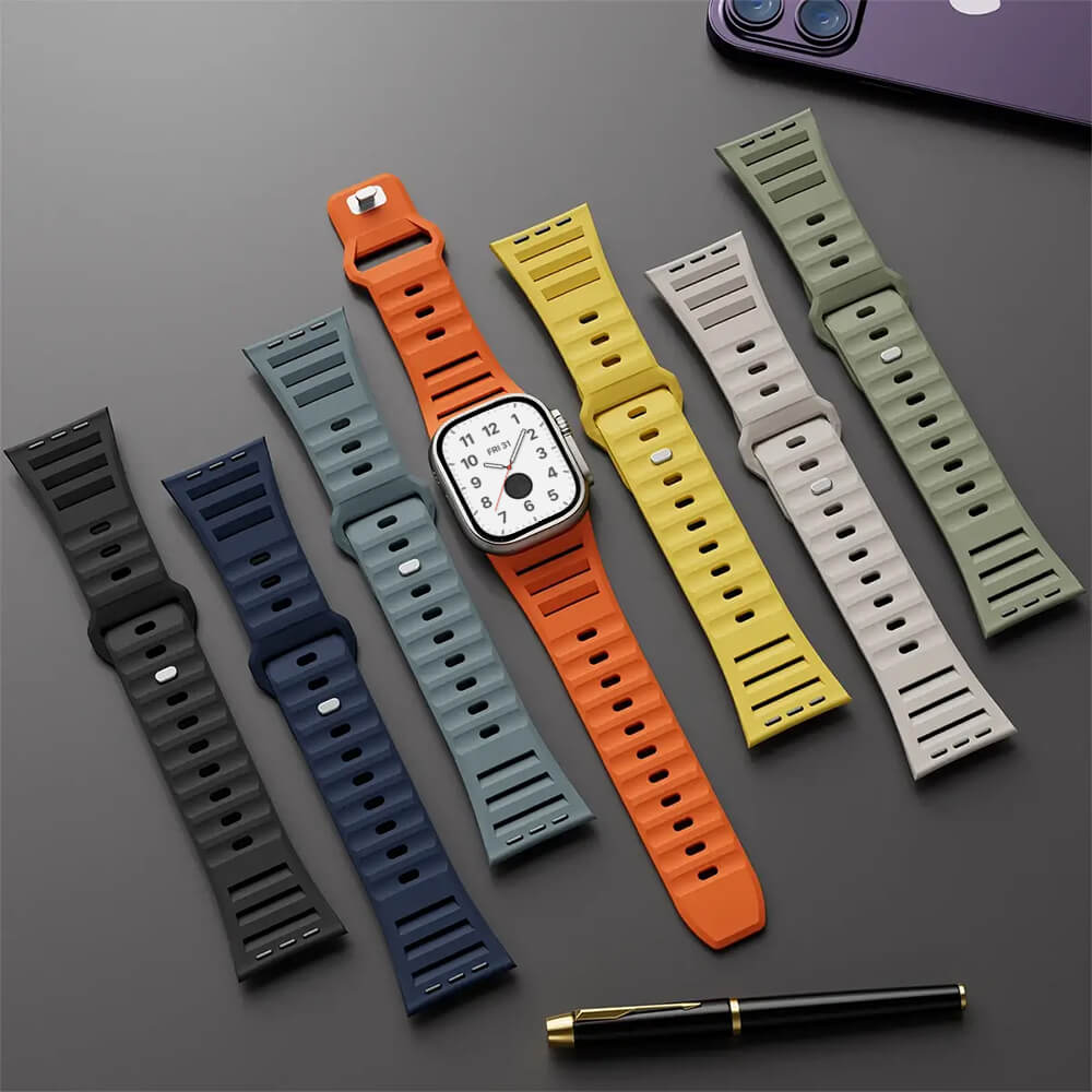 Ventilated Silicone Band For Apple Watch Ultra 2