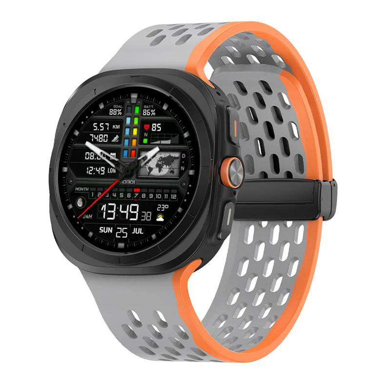 Samsung Galaxy Watch Ultra Magnetic Silicone Sporty Strap