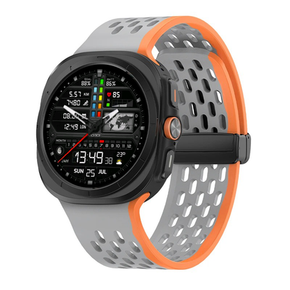 Samsung Galaxy Watch Ultra Magnetic Silicone Sporty Strap