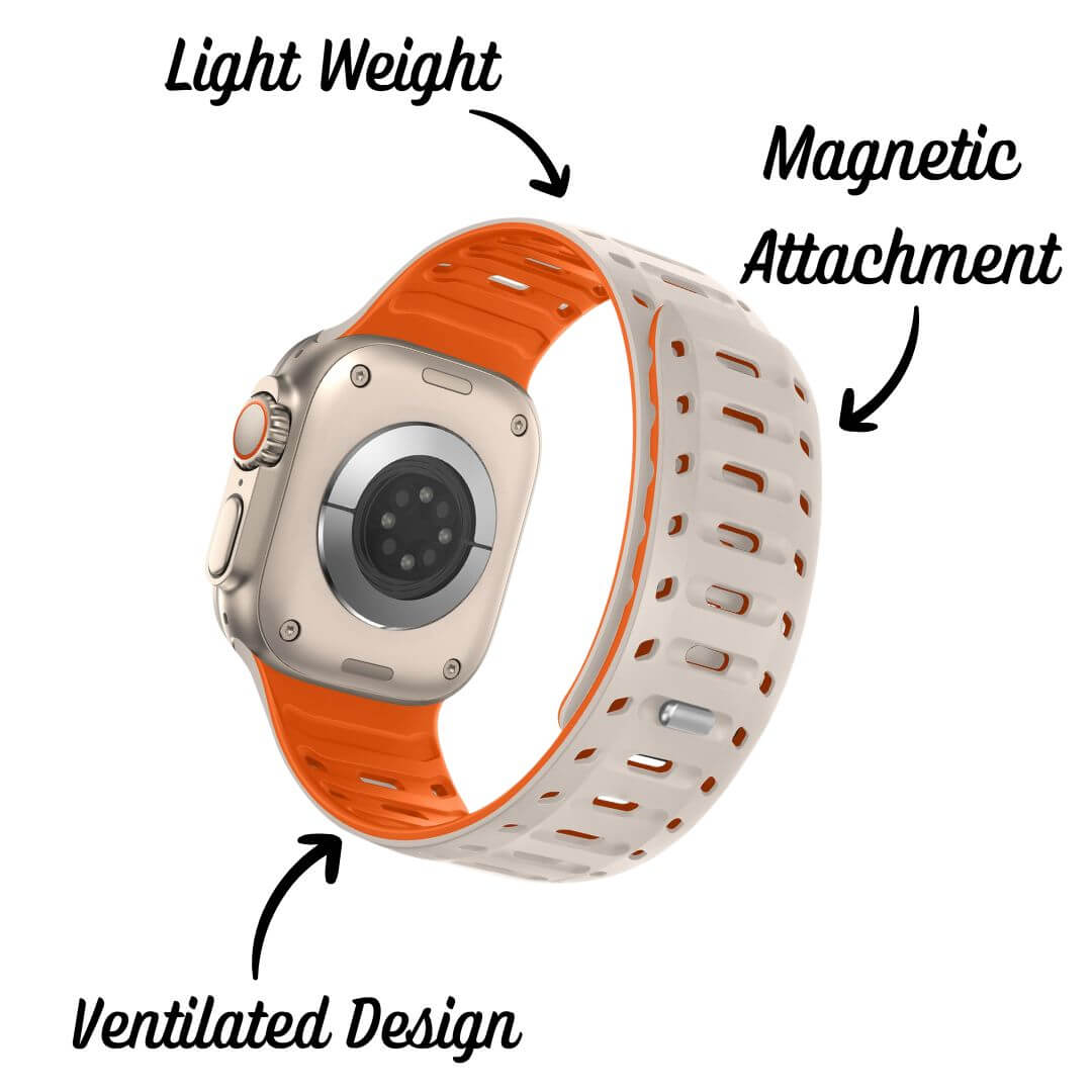 Wide Band Sports Silicone Strap For Apple Watch Ultra 2
