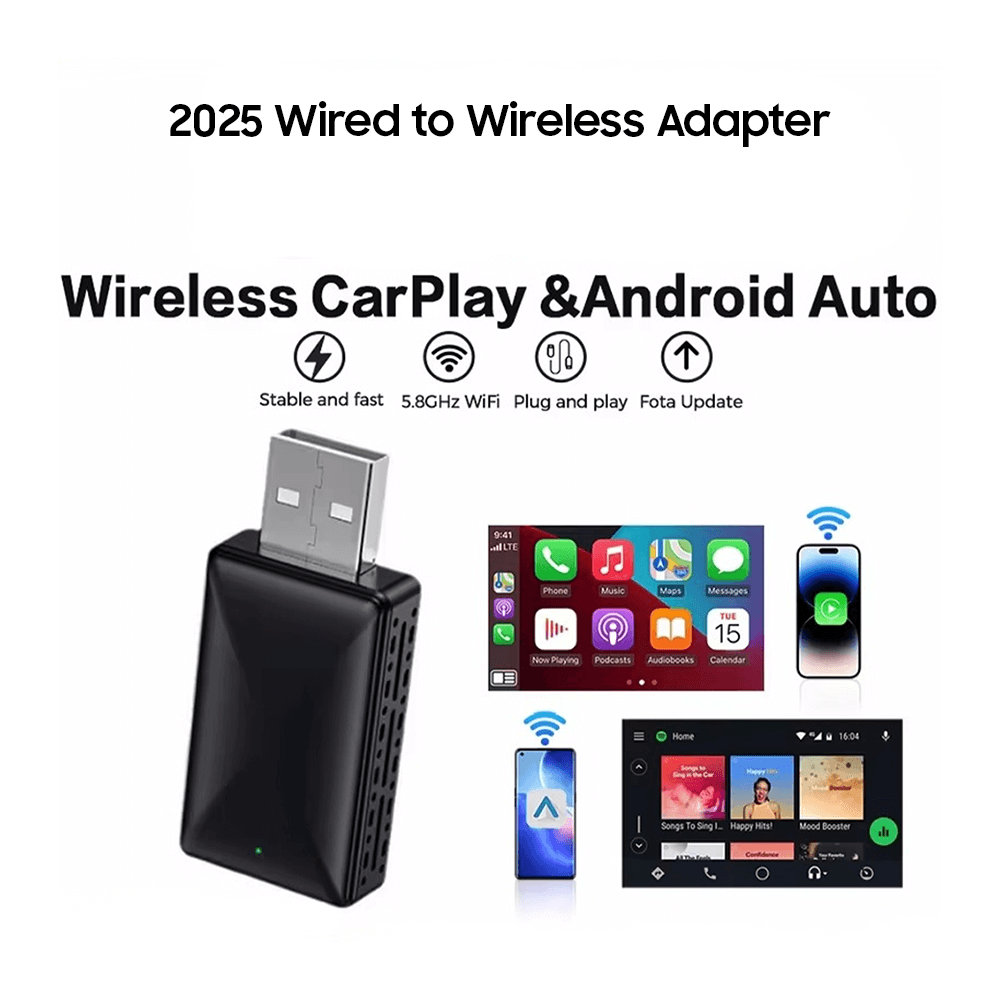 Wireless CarPlay & Android Auto Adapter 2in1 Smart Dongle | Pejayz