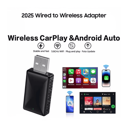 Wireless CarPlay & Android Auto Adapter 2in1 Smart Dongle | Pejayz