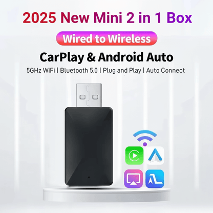 Wireless CarPlay & Android Auto Adapter 2in1 Smart Dongle | Pejayz