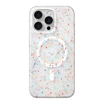 iPhone 16 Pro Case – Translucent Cover with Ink Dot Design | Pejayz