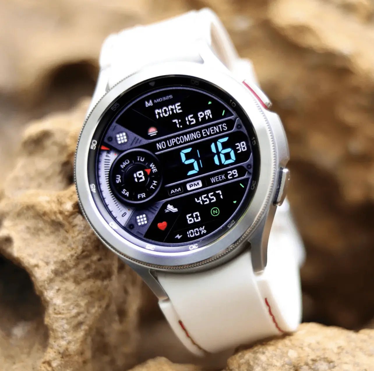 Double Line Silicone Strap For Samsung Galaxy Watch 6 - Pejayz