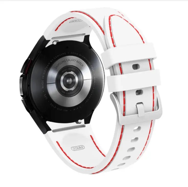 Double Line Silicone Strap For Samsung Galaxy Watch 6 - Pejayz