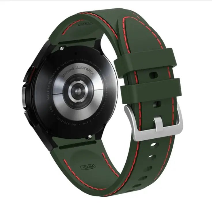 Double Line Silicone Strap For Samsung Galaxy Watch 6 - Pejayz