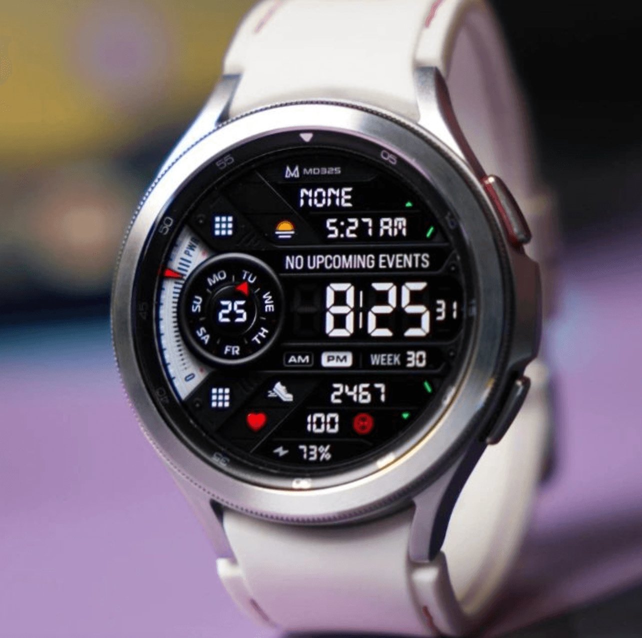 Double Line Silicone Strap For Samsung Galaxy Watch 6 - Pejayz