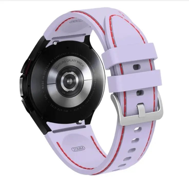 Double Line Silicone Strap For Samsung Galaxy Watch 6 - Pejayz