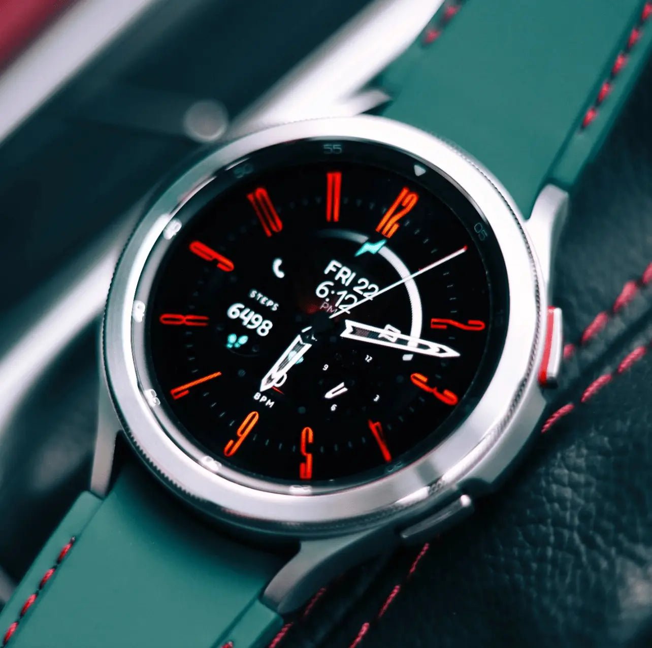 Double Line Silicone Strap For Samsung Galaxy Watch 6 - Pejayz