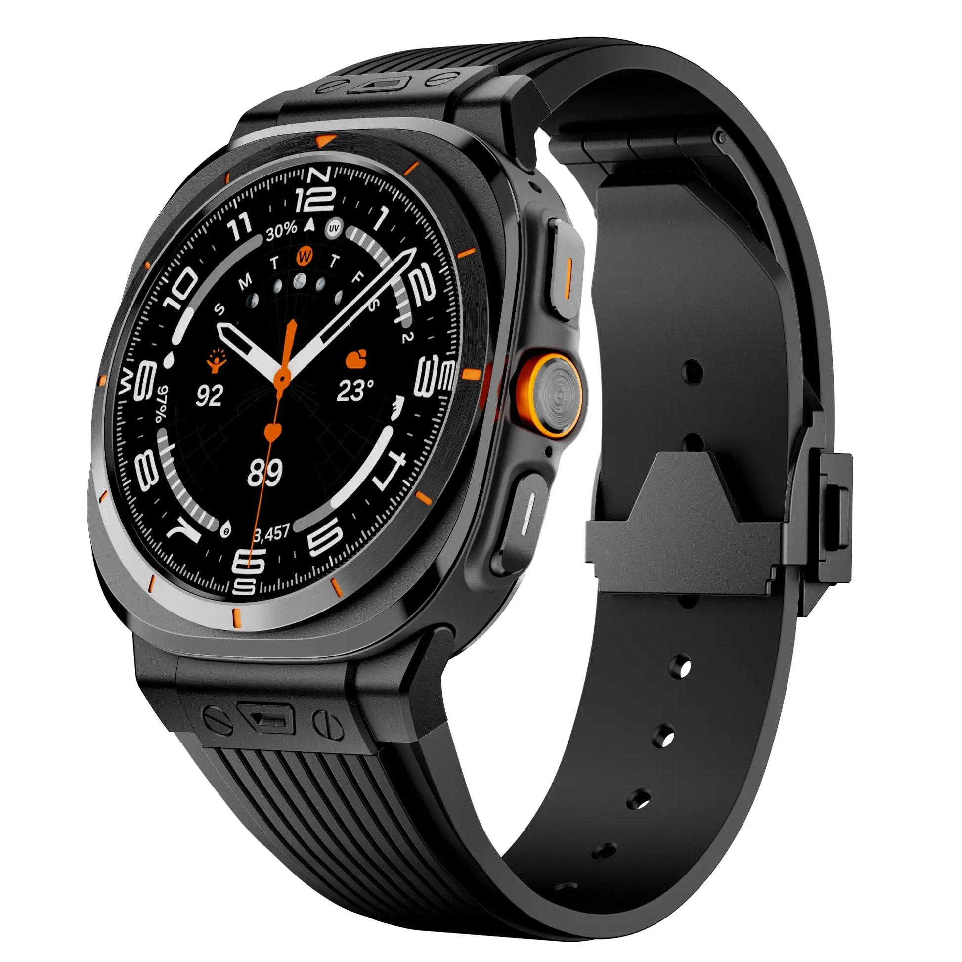 Samsung Galaxy Watch Ultra Strap Stainless Steel Silicone | Pejayz