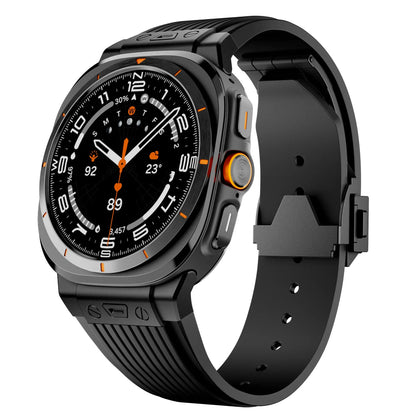 Samsung Galaxy Watch Ultra Strap Stainless Steel Silicone | Pejayz