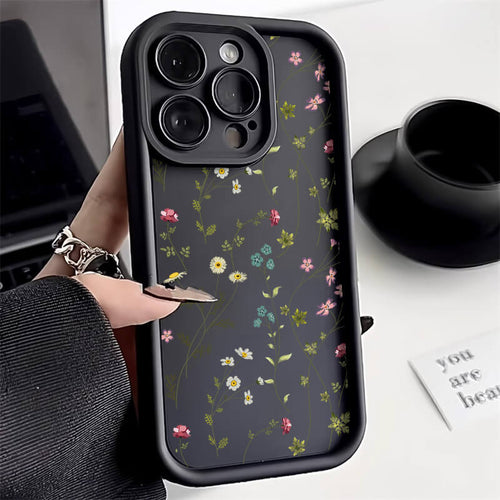 Cute Flower Phone Case for iPhone Anti-Drop Shockproof Cover