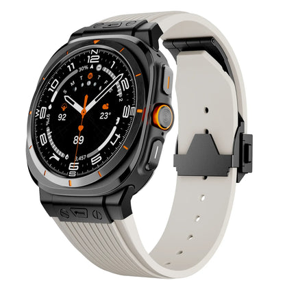 Samsung Galaxy Watch Ultra Strap Stainless Steel Silicone | Pejayz