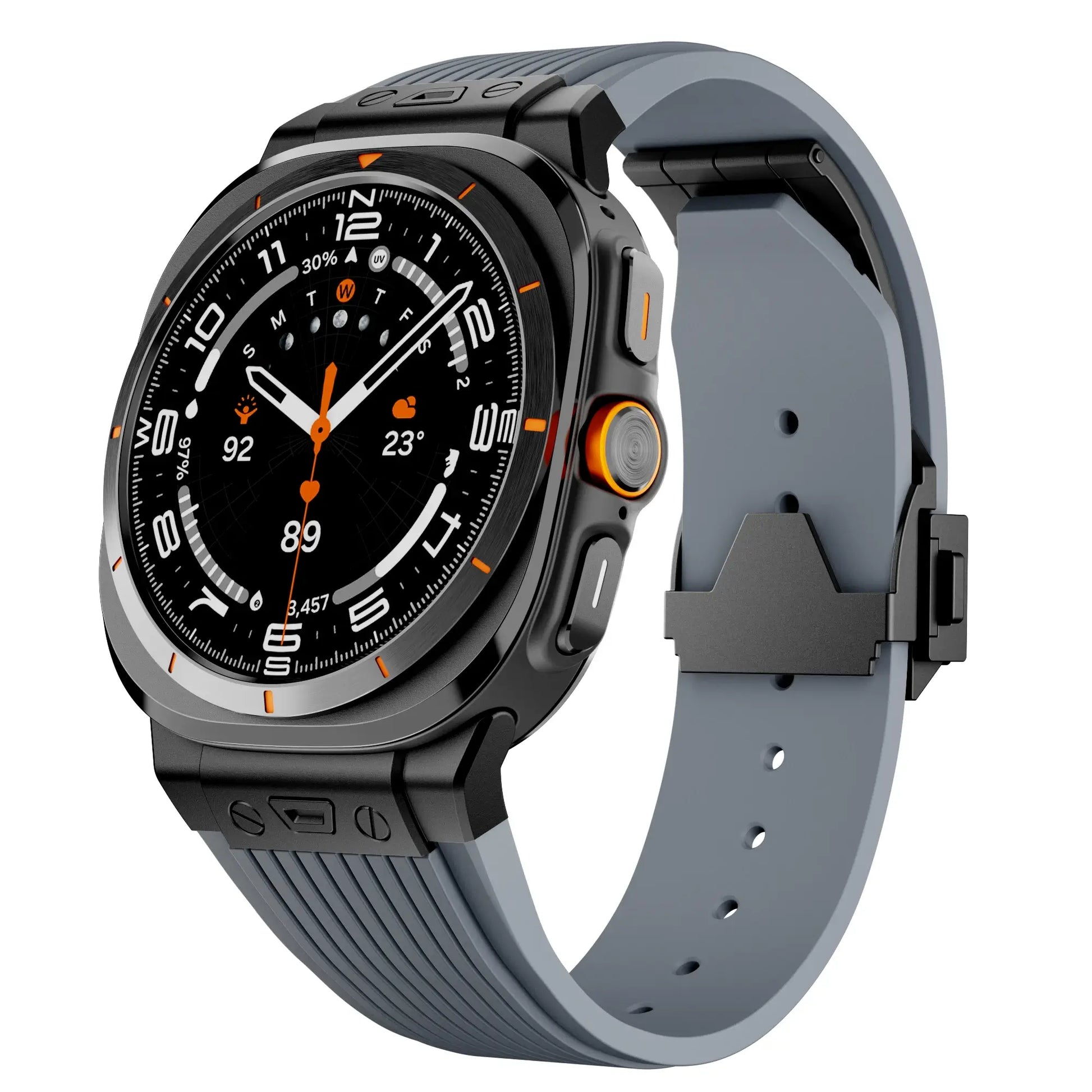 Samsung Galaxy Watch Ultra Strap Stainless Steel Silicone | Pejayz
