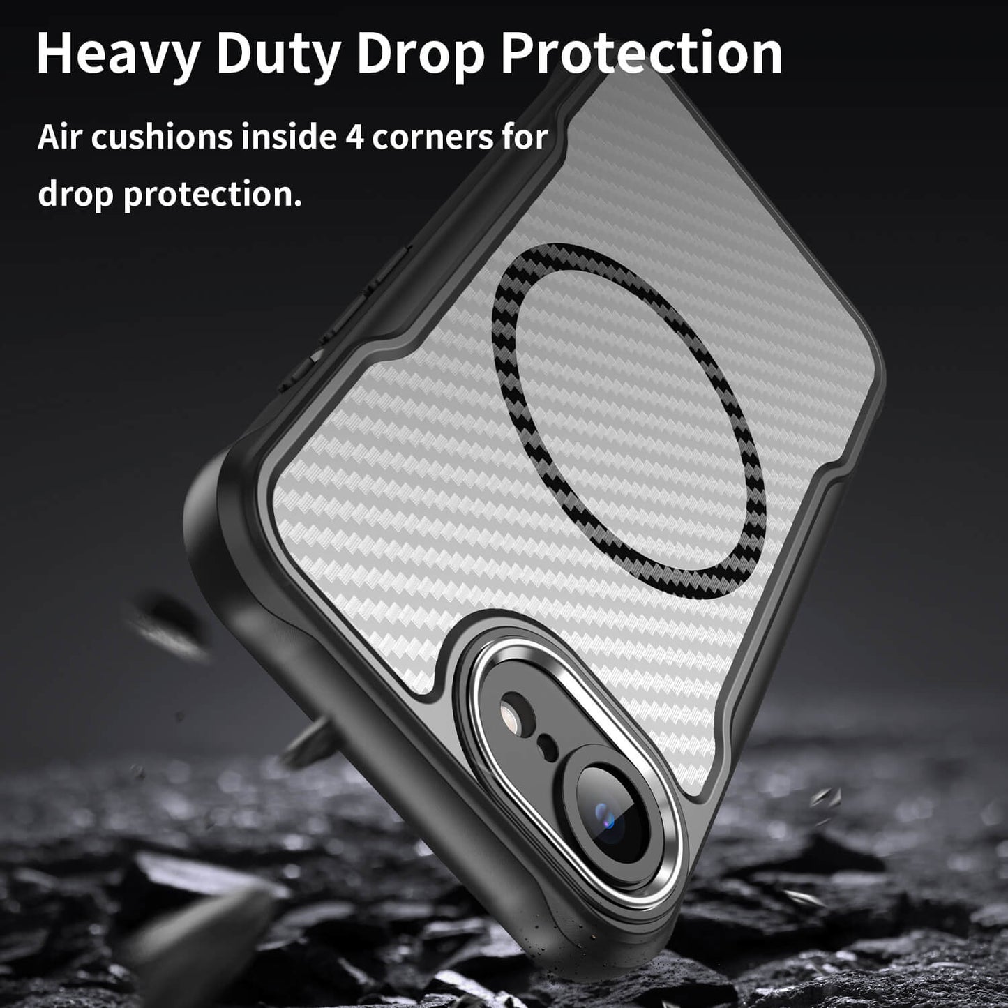 iPhone 16e Case – Carbon Fiber Shockproof Cover | Pejayz