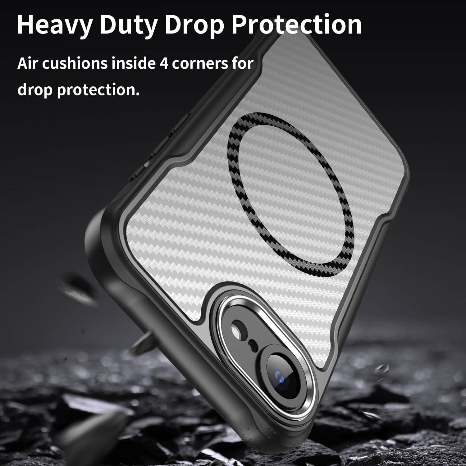 iPhone 16e Case – Carbon Fiber Shockproof Cover | Pejayz