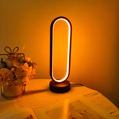 LED Ring Lamp for Bedroom & Living Room With Three Color Dimming