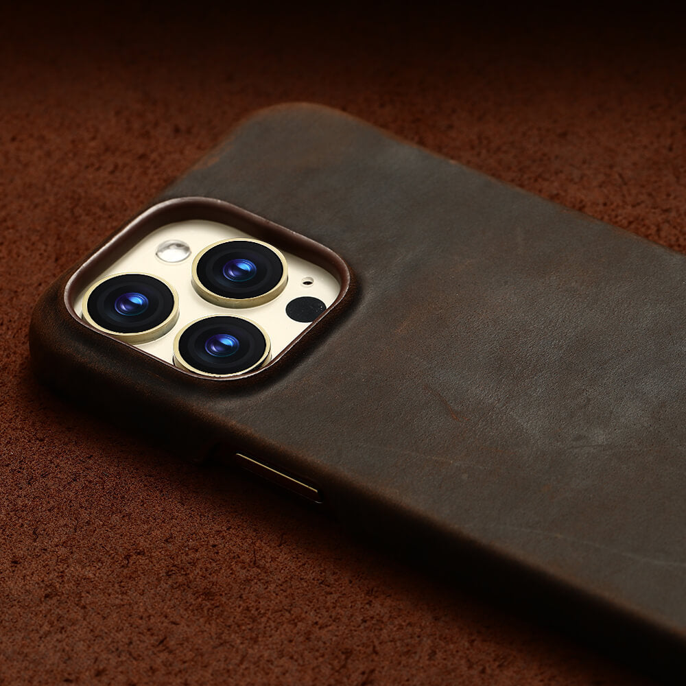 iPhone 16 Case – Retro Shockproof Cowhide Leather Cover | Pejayz