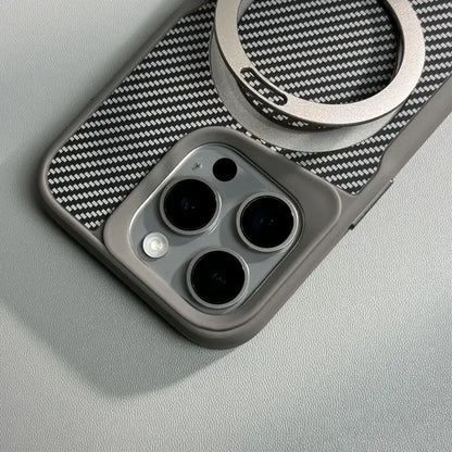 iPhone 15 Pro Case – Magnetic Shockproof Carbon Fiber Cover | Pejayz
