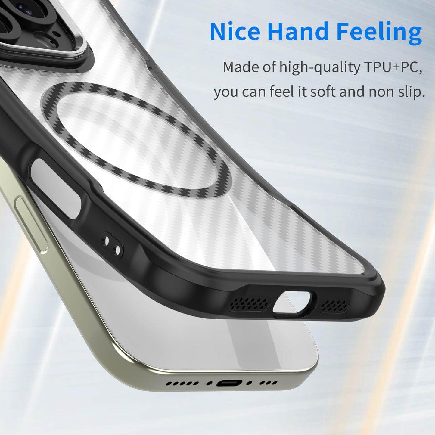 iPhone 16e Case – Carbon Fiber Shockproof Cover | Pejayz
