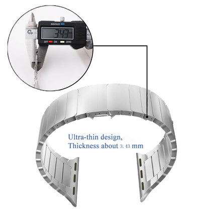 Premium Stainless Steel Strap For Apple Watch Metal Link Bracelet