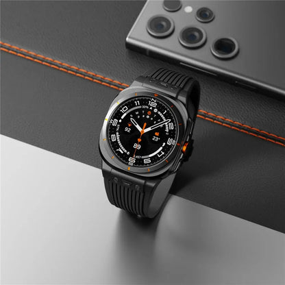 Samsung Galaxy Watch Ultra Strap Stainless Steel Silicone | Pejayz