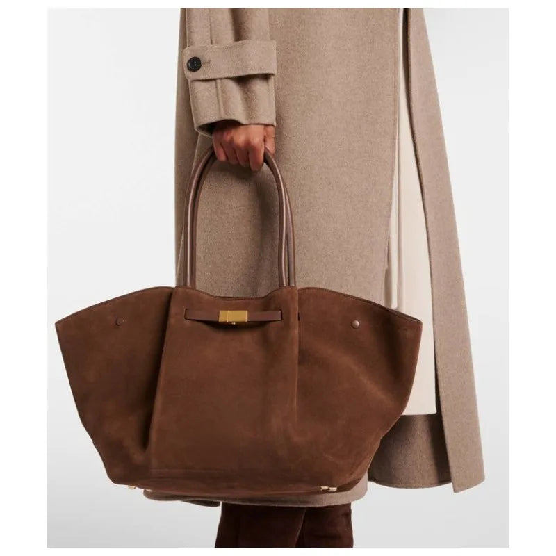  New High-End Suede Frosted Tote Bag