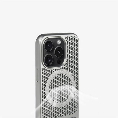 Shock Proof Titanium Case For iPhone With Built-in Metal Stand