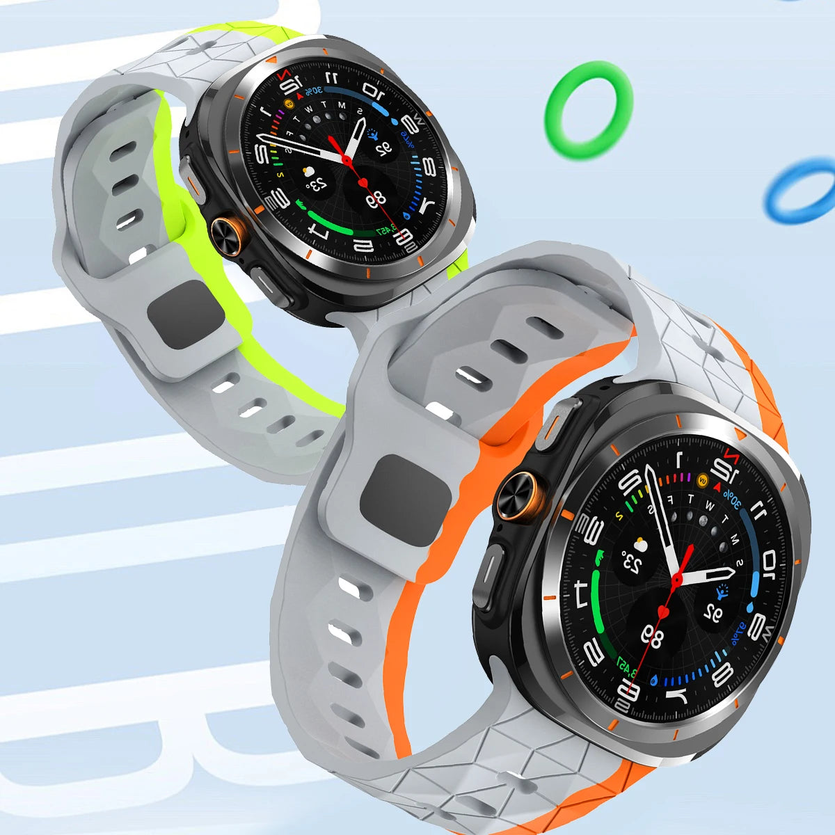 Samsung Galaxy Watch Ultra Strap Prismatic Silicone | Pejayz