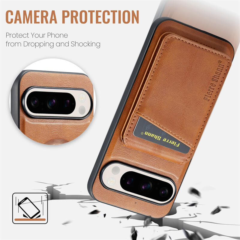 Google Pixel 9 Case with Magnetic Card Wallet Holder – Pejayz