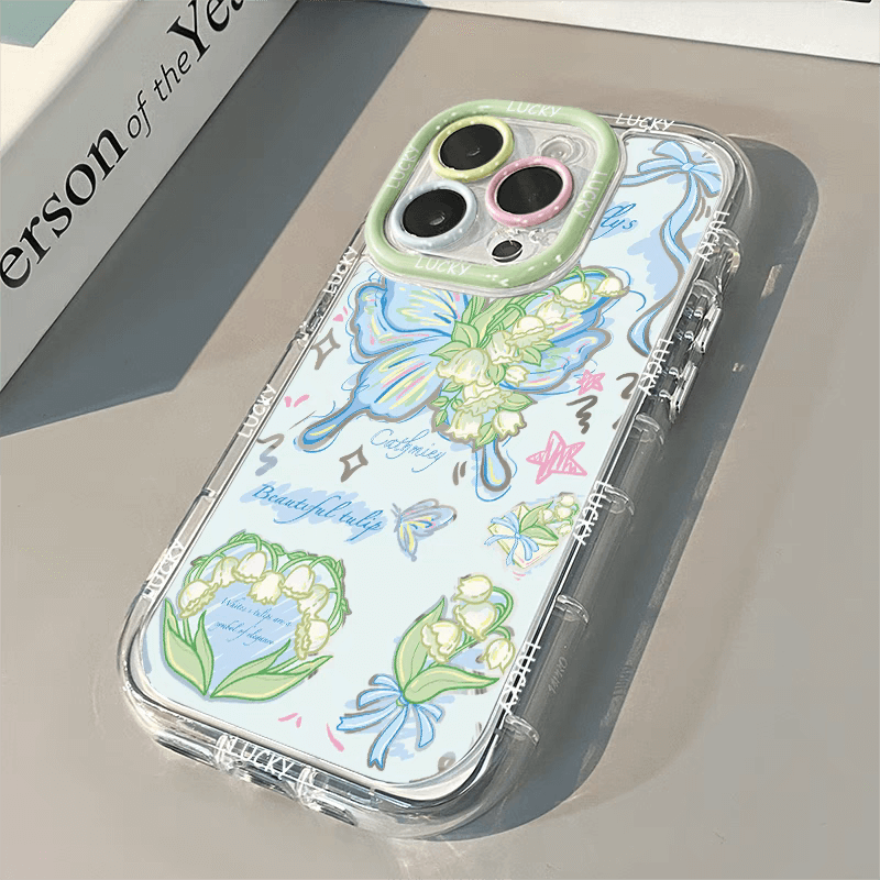 Cute Cat Animal Phone Case Silicone Soft Cover For iPhone 16 & 15 Pro