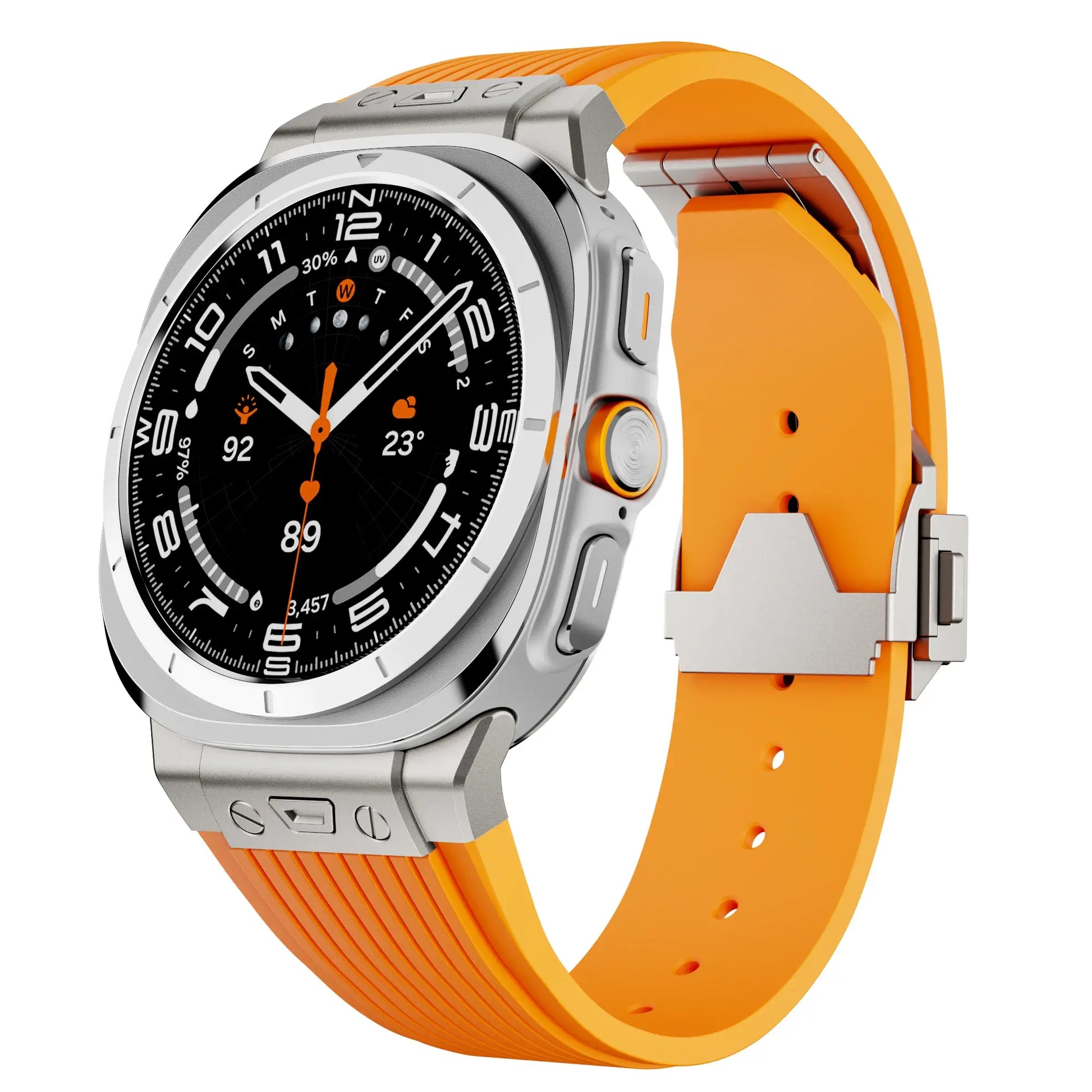 Samsung Galaxy Watch Ultra Strap Stainless Steel Silicone | Pejayz
