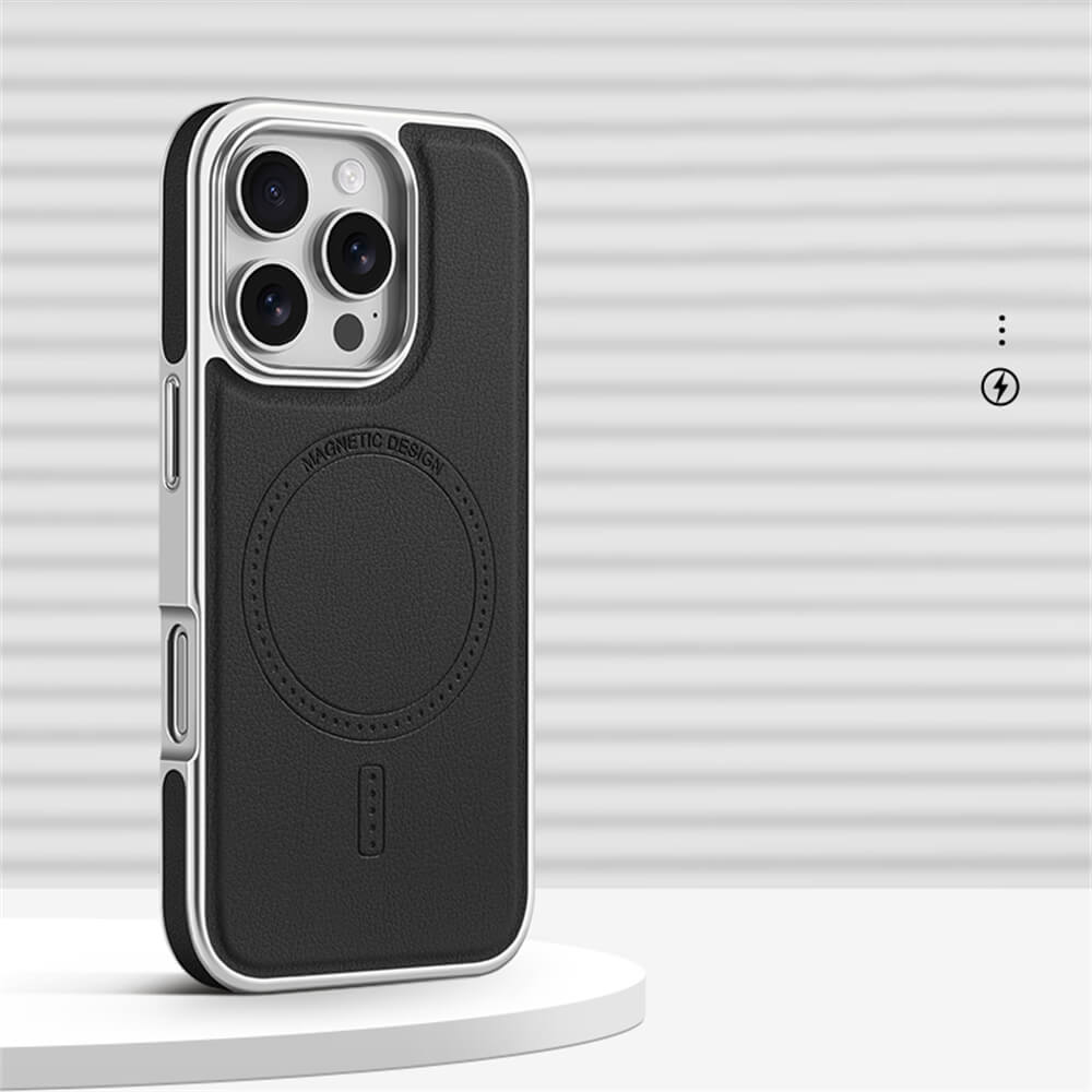 iPhone 16 Pro Max Case – Luxury Leather MagSafe Cover | Pejayz