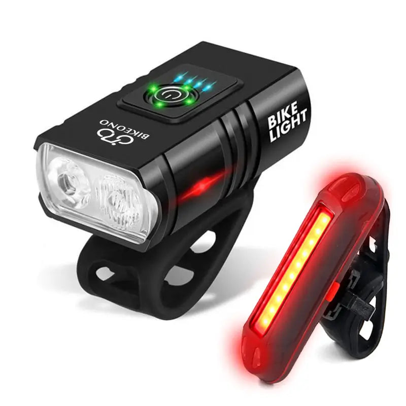 Mountain Bike Light USB Rechargeable Bicycle T6 LED Torch Pejayz