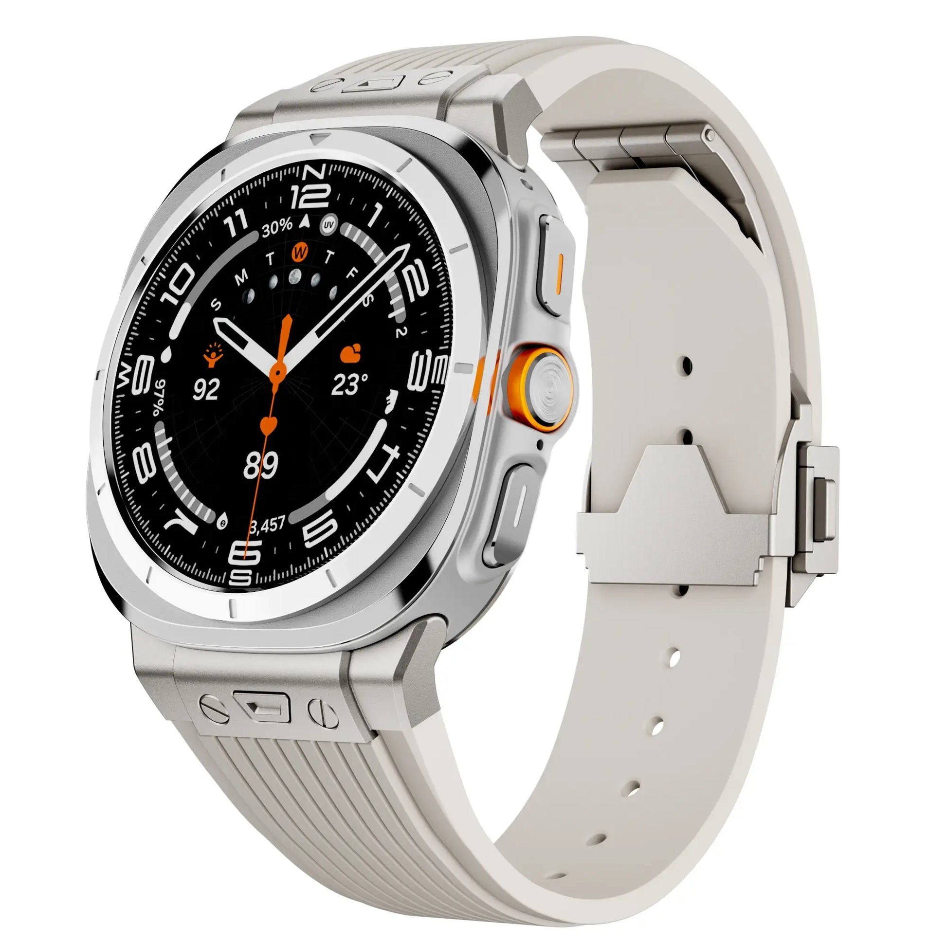 Samsung Galaxy Watch Ultra Strap Stainless Steel Silicone | Pejayz