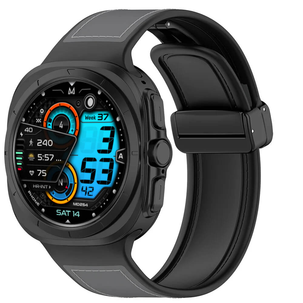 Samsung Galaxy Watch Ultra Strap Leather Silicone | Pejayz