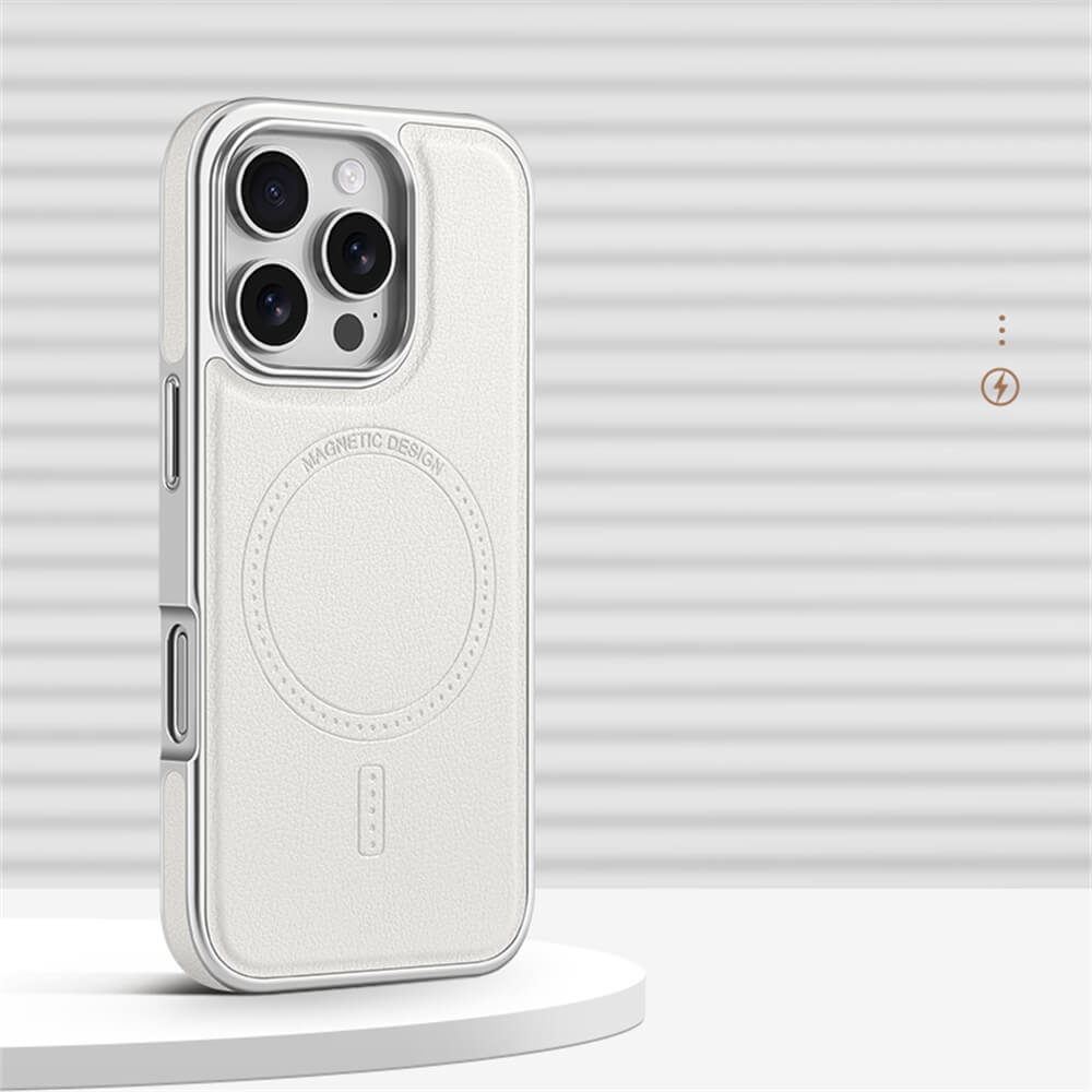 iPhone 16 Pro Max Case – Luxury Leather MagSafe Cover | Pejayz