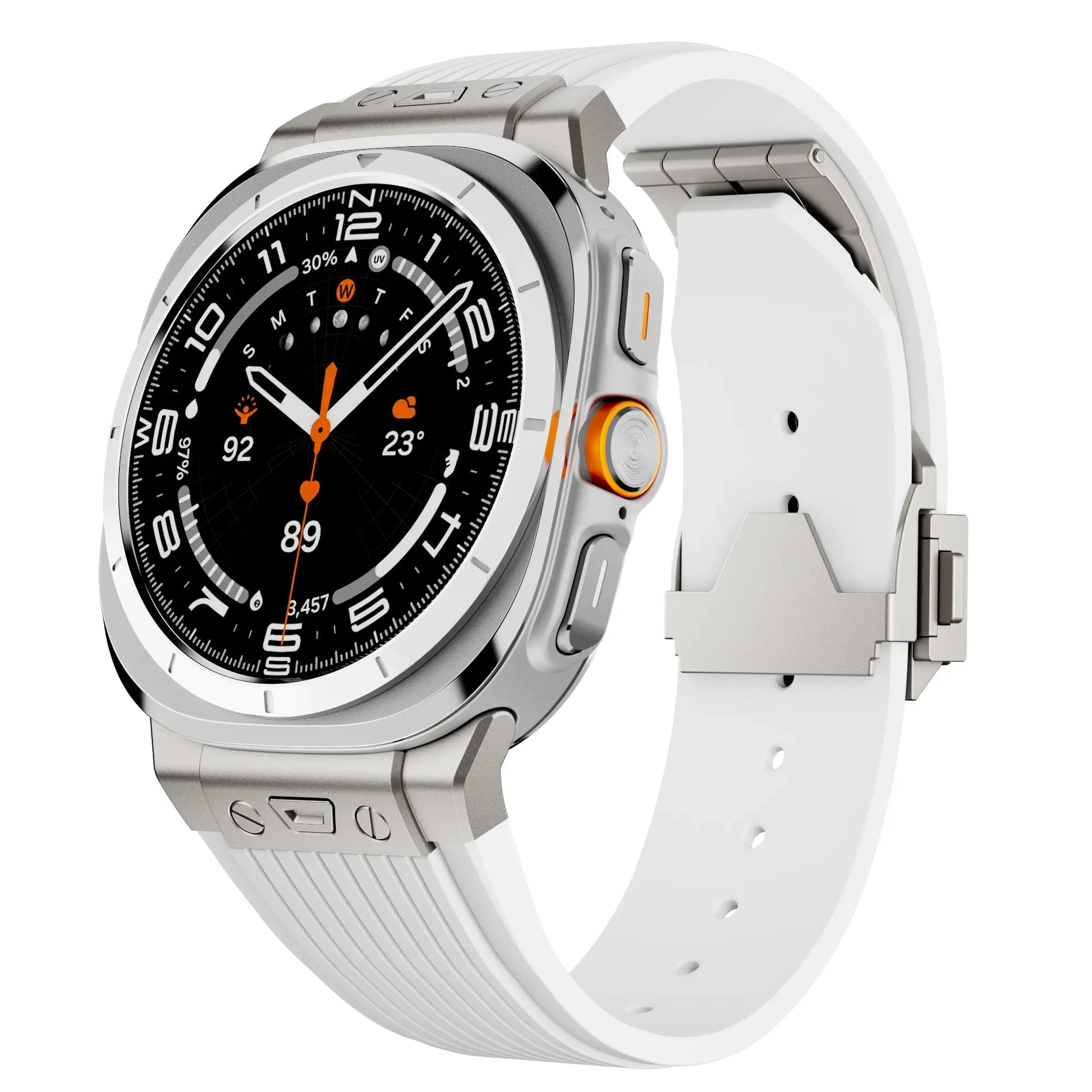 Samsung Galaxy Watch Ultra Strap Stainless Steel Silicone | Pejayz