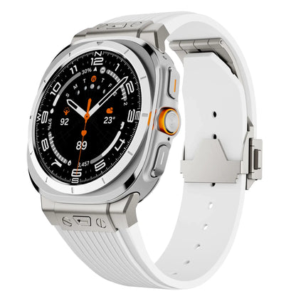 Samsung Galaxy Watch Ultra Strap Stainless Steel Silicone | Pejayz