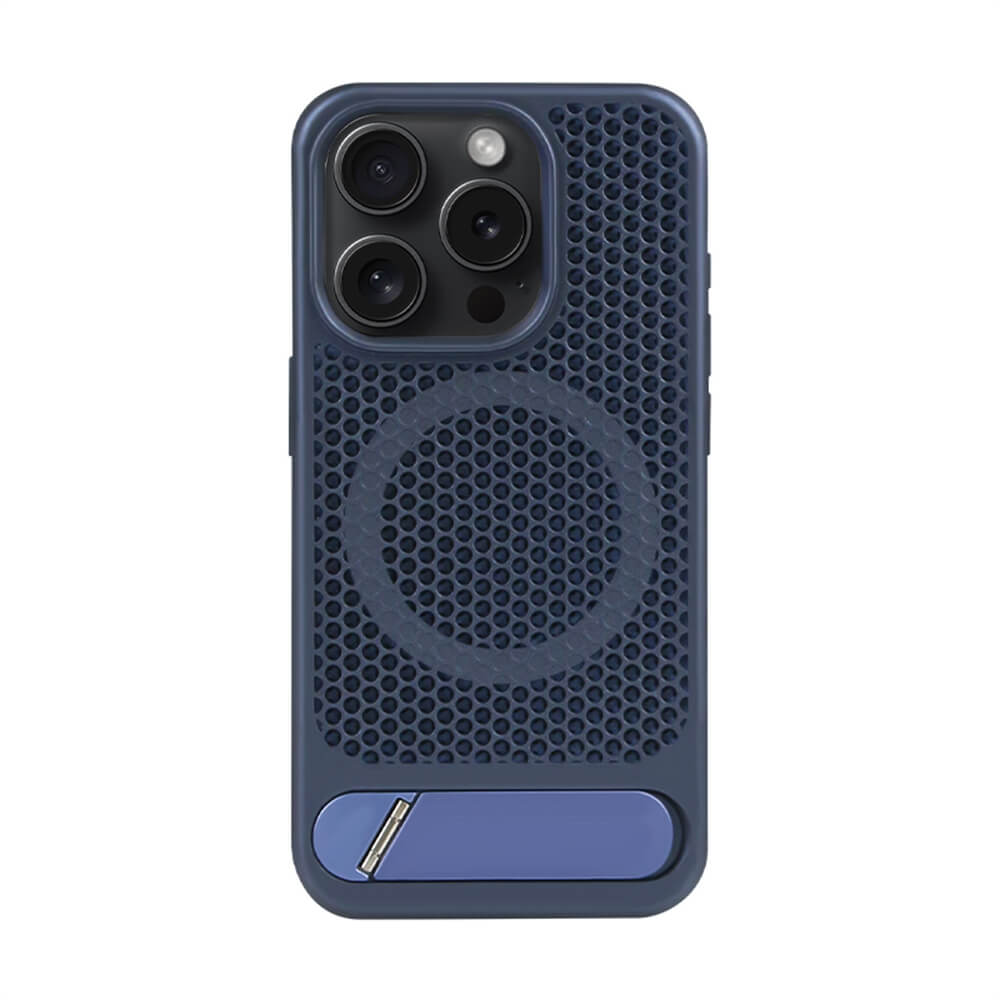 Shock Proof Titanium Case For iPhone With Built-in Metal Stand