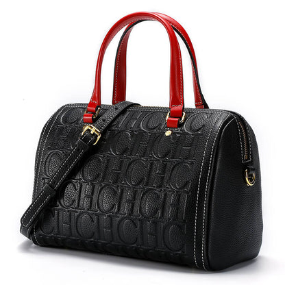 Black Cow Leather Shoulder Tote Bags – Women's Handbags UK