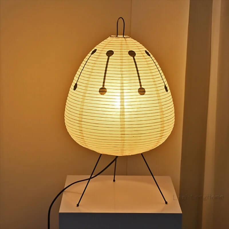 Japanese Design Akari Wabi-Sabi Yong Table Lamp For Home Decor