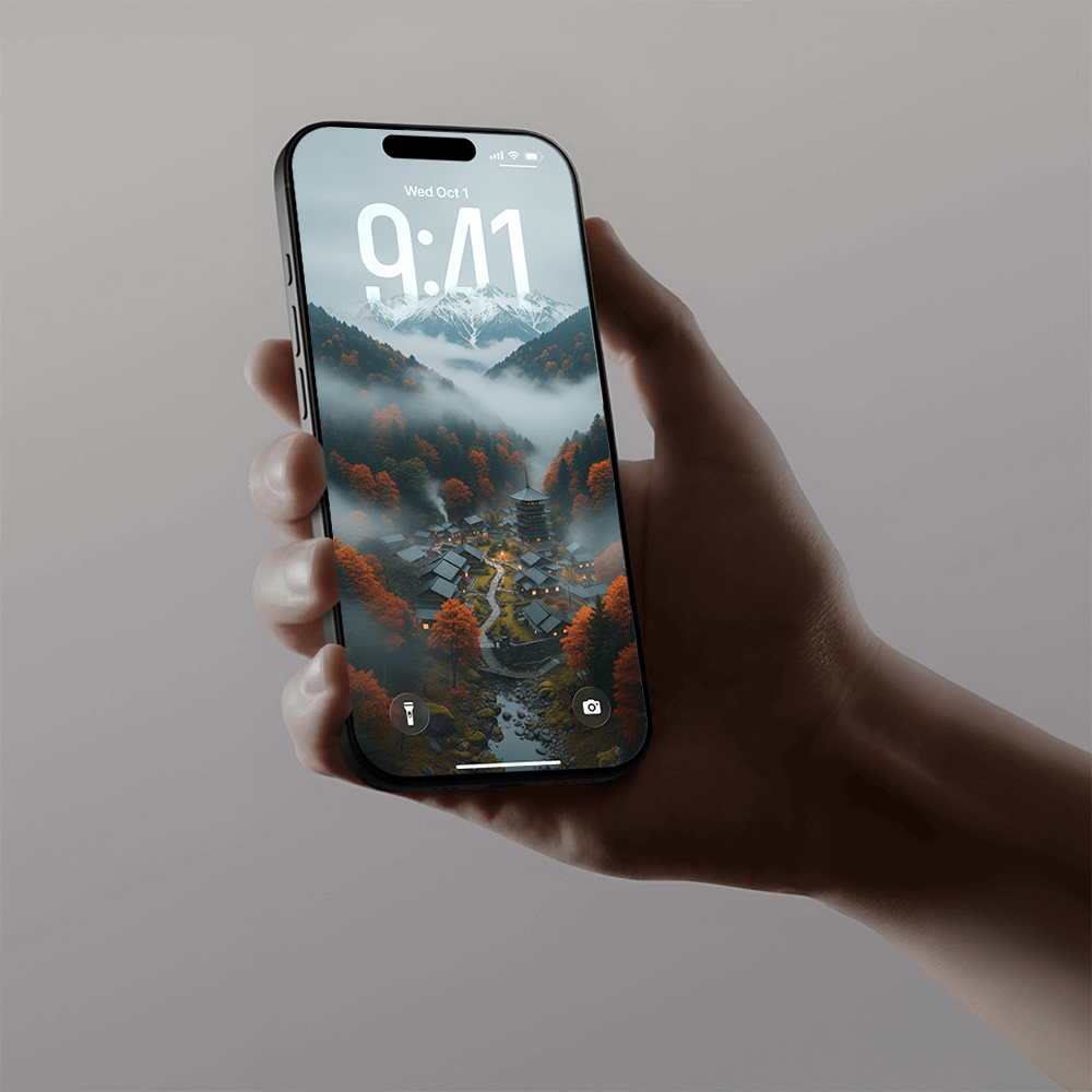iOS 26 Green Forest Depth Effect Wallpaper Pack for iPhone | Pejayz