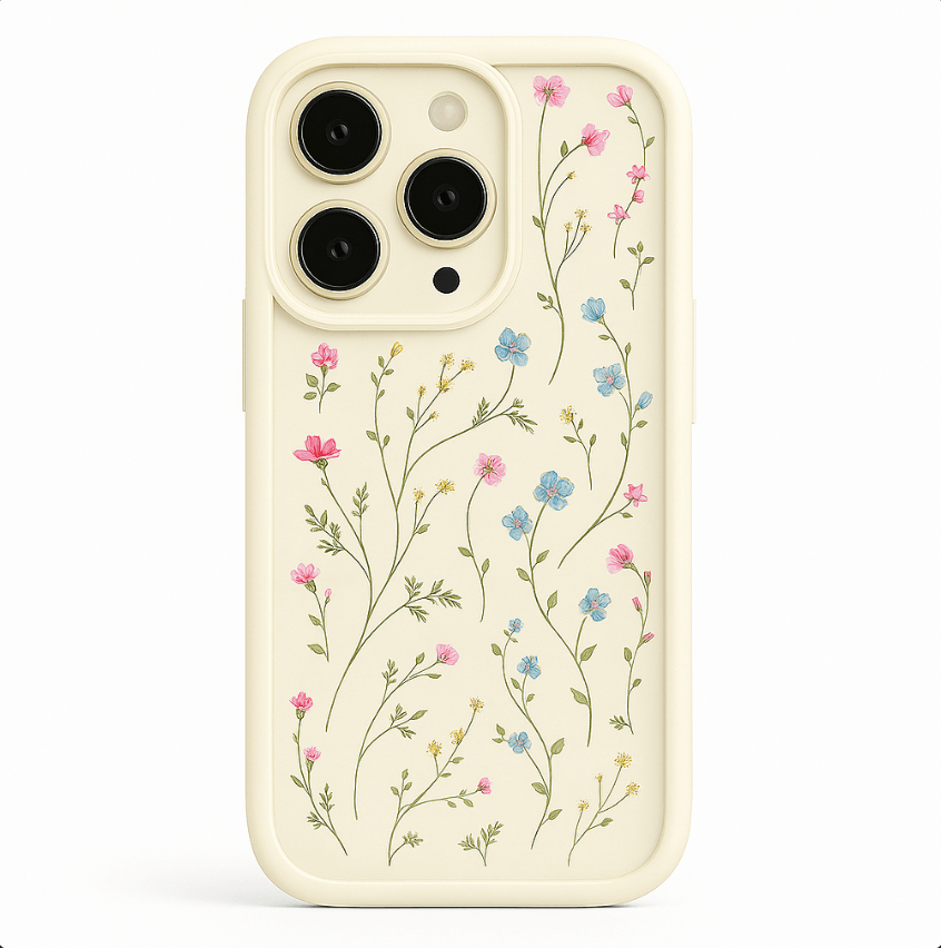 iPhone 15 Pro Case – Cute Floral Pattern Design Cover | Pejayz