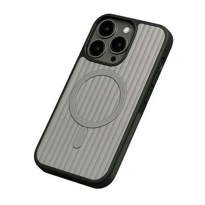 iPhone 15 Pro Case – Luxury Leather Cover with Corrugated Pattern | Pejayz
