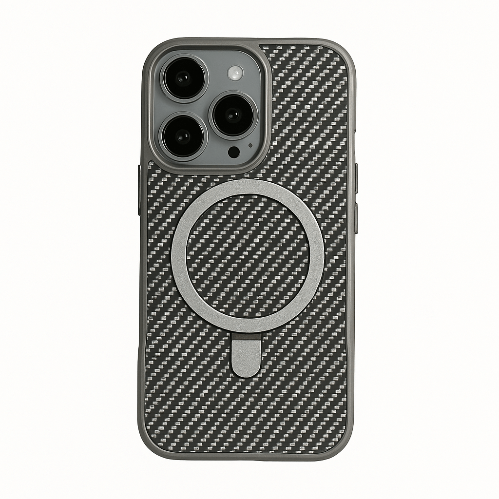 iPhone 15 Pro Case – Magnetic Shockproof Carbon Fiber Cover | Pejayz